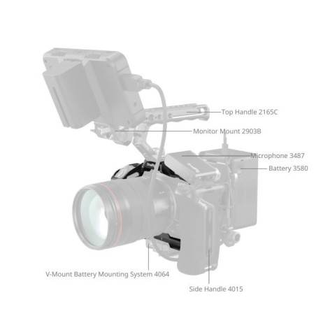 4975 Black Mamba Cage for Canon EOS R5 Mark II