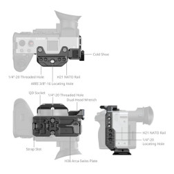 5591 Half Cage for Sony FX2