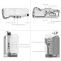 5428 Cage for Canon EOS R50 V (Silver)