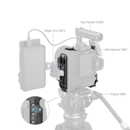 5092 Cage for Canon EOS R5 Mark II with Cooling Fan CF-R20EP