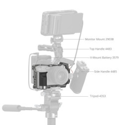 5198 HawkLock Quick Release Cage Kit for Sony Alpha 7C II   7CR