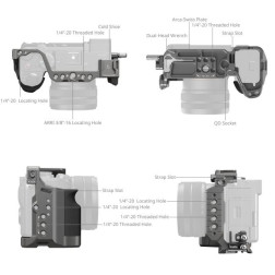 5198 HawkLock Quick Release Cage Kit for Sony Alpha 7C II   7CR