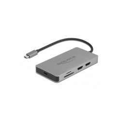 Station d'accueil USB Type-C 4K - Dual HDMI MST / USB 3.2 / SD / LAN / PD 3.0