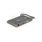 Station d'accueil USB Type-C™ 3.1 4K 30 Hz gris foncé