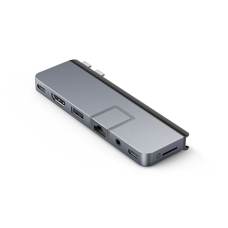 HD 7-in-2 USB-C Hub for MBPro M1/M2 space grey