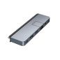 HD 7-in-2 USB-C Hub for MBPro M1/M2 space grey