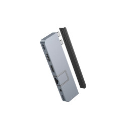 HD 7-in-2 USB-C Hub for MBPro M1/M2 space grey