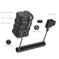 4884 D-Tap to Dual-Sided NP-F Dummy Battery Power Cable