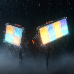   P1200R Hard P8 K1 KNOWLED RGB Panel Light Waterproof with 8 Pixels and Carry Bag