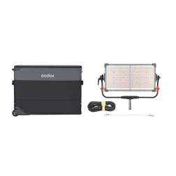   P1200R Hard Pro K1 KNOWLED RGB Panel Light Waterproof with Carry Bag