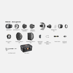   KNOWLED MS60BI 2K Bi-Color LED 2 Light Kit