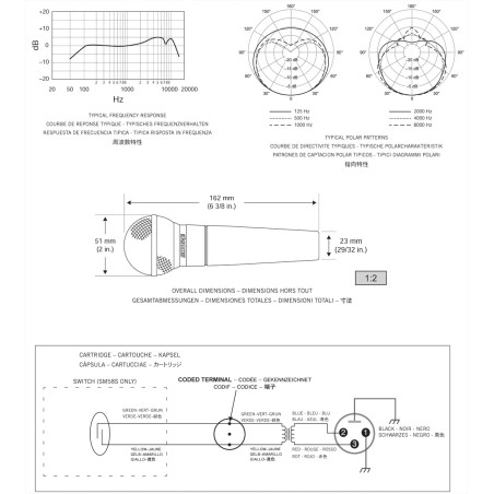 SM58-LCE Micro Dynamique cardioide