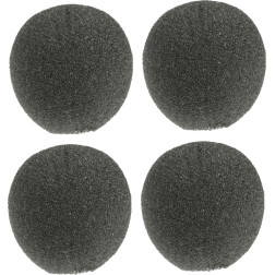 RK355WS 4 Bonnettes noires pour WL93 et SM93 SHURE