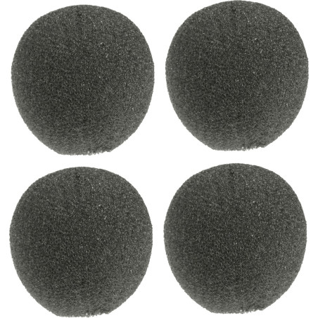 RK355WS 4 Bonnettes noires pour WL93 et SM93 Shure