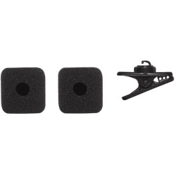 Bonnettes - 2 mousses + pince PGA31 Bonnettes - 2 mousse SHURE