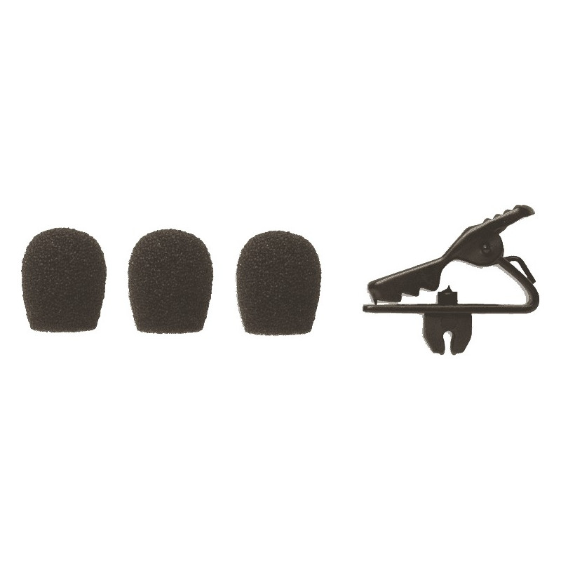 Bonnettes - Noires pour MX153 + pince micro