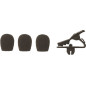 Bonnettes - Noires pour MX153 + pince micro