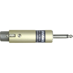 A85F - Transfo XLR fem In - Jack mâle Out Adaptateurs - SHURE