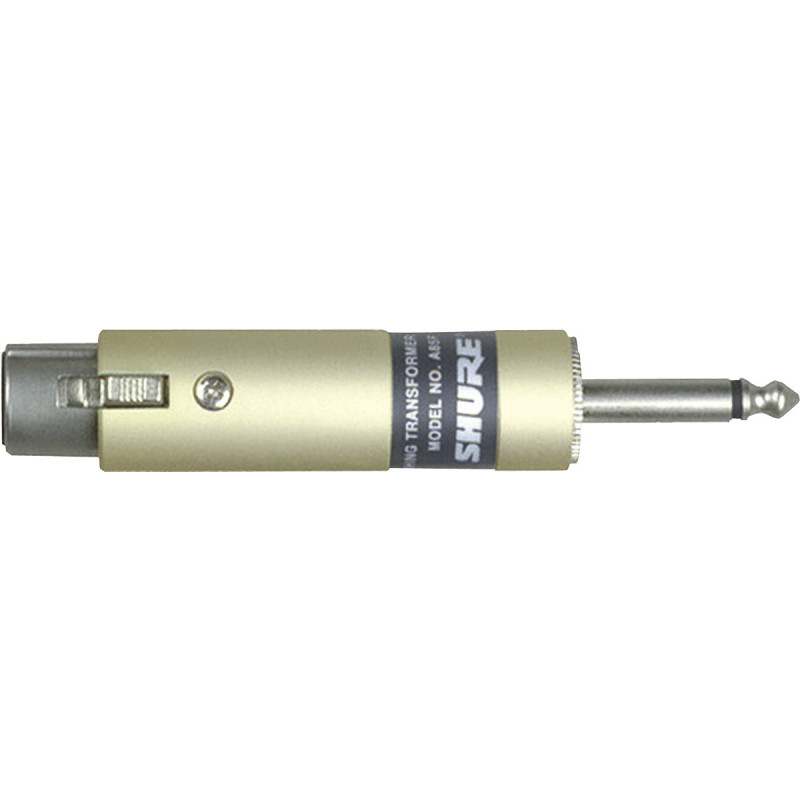 A85F - Transfo XLR fem In - Jack mâle Out
