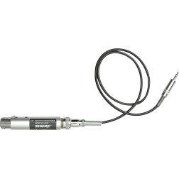 A96F - Transfo XLR F In - Mini Jack Out Adaptateurs - Tr SHURE
