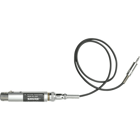 A96F - Transfo XLR F In - Mini Jack Out Adaptateurs - Tr SHURE