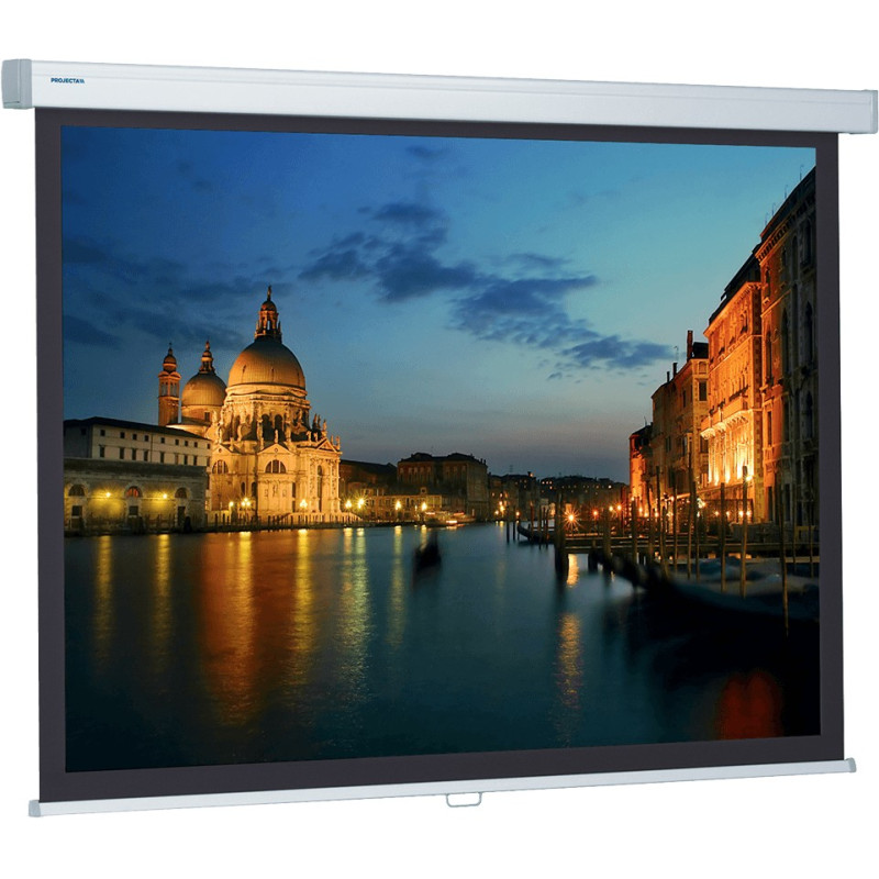 Ecran manuel ProScreen 16:10 210x131 Blanc Mat Ecran manuel ProScreen 16:10 210x131 Blanc Mat