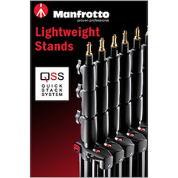 1051BAC-3 Pack 3 pieds lumiere max 5kg Haut max 211cm Manfrotto
