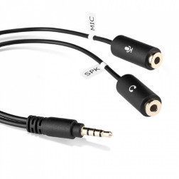 Wavo Adaptateur double 3,5 mm Adaptateur avec double por JOBY