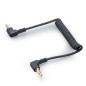 Câble MiniJack - MiniJack 3,5mm stéréo torsadé Câble MiniJack - MiniJack 3,5mm stéréo torsadé
