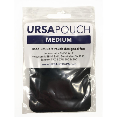 Pochette taille M noire Pochette URSA taille M - NoireLi URSA Straps