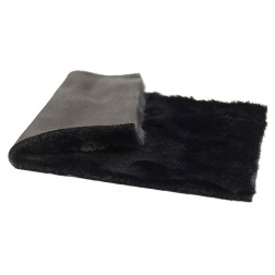 Pièce de fourrure Noir 30x15cm URSA Straps