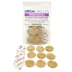 Kit de plush cercles chairs (x9) & 30 stickies Kit de pl