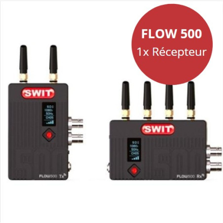 Récepteur système sans fil SDI&HDMI 150m FLOW500 Récepte Swit