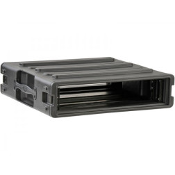 Roto rack 19" 2U Valise de transport idéale pour les mus