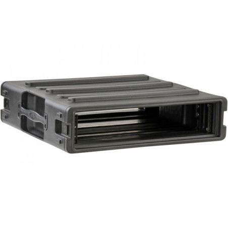 Roto rack 19" 2U Valise de transport idéale pour les mus