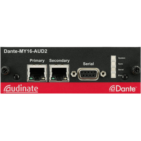 Carte DANTE MY16-AUD2  Carte DANTE MY16-AUD2 pour cons