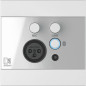 WP225-W - ARES - Contrôleur/récepteur mural - mic/line/BT - blanc WP225-W - ARES - Contrôleur/récepteur mural - mic/line/BT - blanc