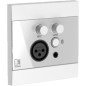 WP225-W - ARES - Contrôleur/récepteur mural - mic/line/BT - blanc WP225-W - ARES - Contrôleur/récepteur mural - mic/line/BT - blanc
