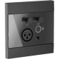 WP225-B - ARES - Contrôleur/récepteur mural - mic/line/BT - noir WP225-B - ARES - Contrôleur/récepteur mural - mic/line/BT - noir