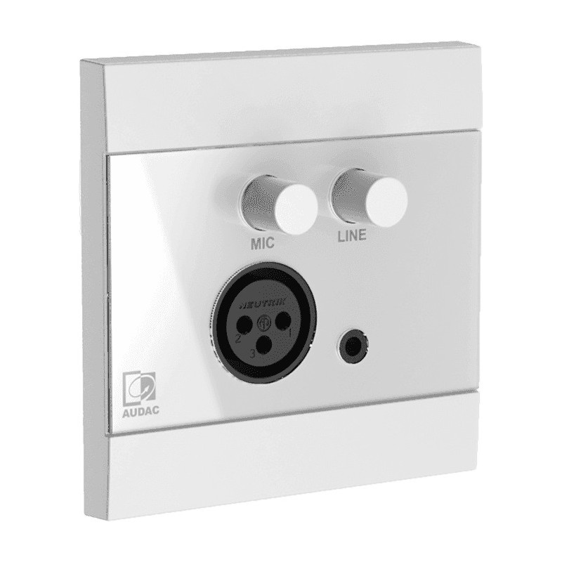 WP210-W - ARES - Panneau mural universel - mic/line - blanc