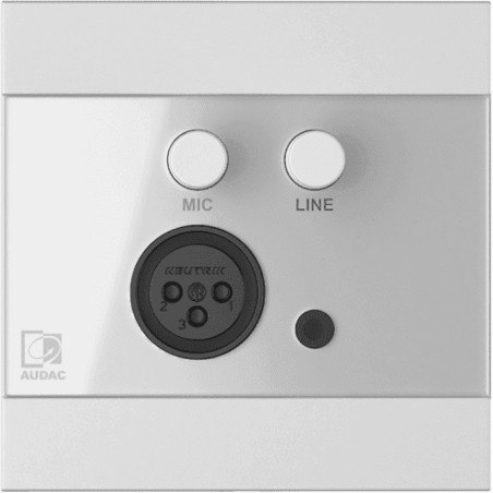 WP210-W - ARES - Panneau mural universel - mic/line - bl