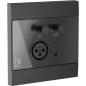 WP210-B - ARES - Panneau mural universel - mic/line - noir WP210-B - ARES - Panneau mural universel - mic/line - noir