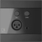 WP210-B - ARES - Panneau mural universel - mic/line - noir WP210-B - ARES - Panneau mural universel - mic/line - noir