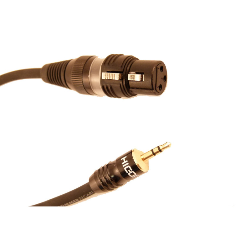 XLR3 Mini Jack TRS 35cm XLR3 Mini Jack TRS 35cm