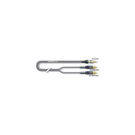 Cable Mini-jack stéréo - mini-jack stéréo, HICON 15 mètres