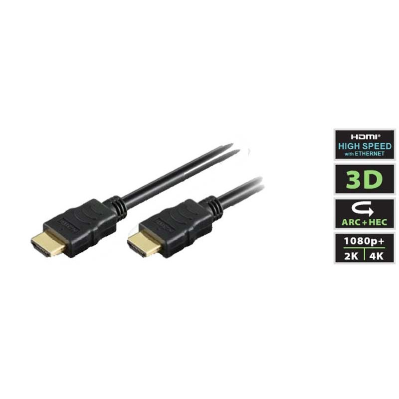 HDMI M/M 01m noir PBS