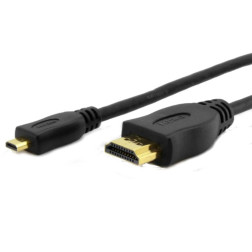 HDMI A Standard - HDMI D Micro 1m HDMI A Standard - HDMI PBS