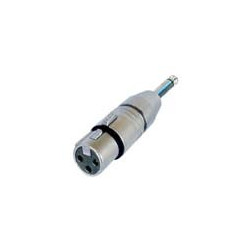 Adaptateur XLR3 Femelle vers Jack 6.35 Mono Neutrik - XL Neutrik