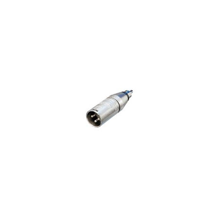 XLR mÃ¢le 3 broches - fiche RCA/phono Neutrik