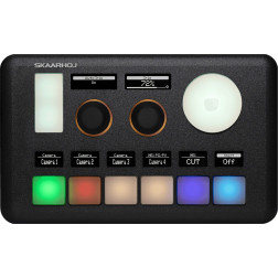 PTZ-WIZ-V2-BK - Contrôleur PTZ Ultra Compact Noir Contrô SKAARHOJ